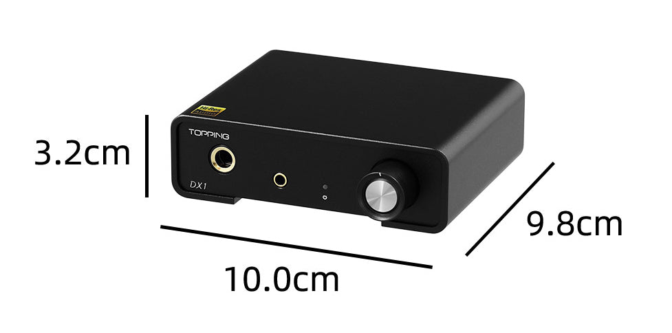 Apos Audio TOPPING Headphone DAC/Amp TOPPING DX1 DAC/Amp (Apos Certified)