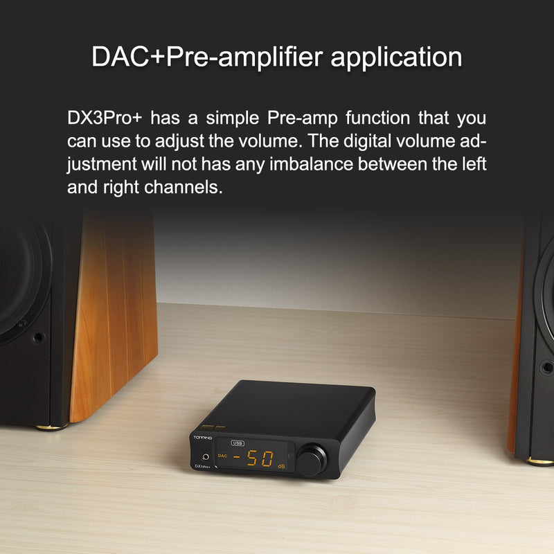 Apos Audio TOPPING Headphone DAC/Amp TOPPING DX3 Pro+ Bluetooth DAC/Amp