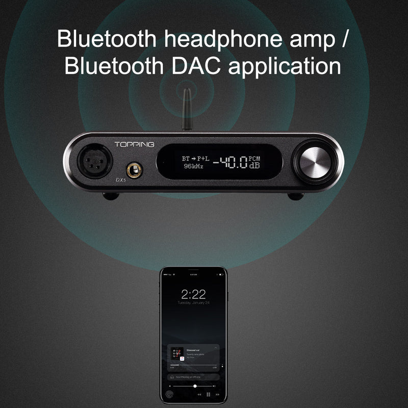 Apos Audio TOPPING Headphone DAC/Amp TOPPING DX5 DAC/Amp