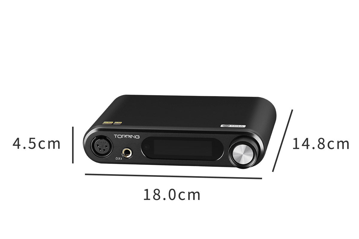 Apos Audio TOPPING Headphone DAC/Amp TOPPING DX5 DAC/Amp (Apos Certified)