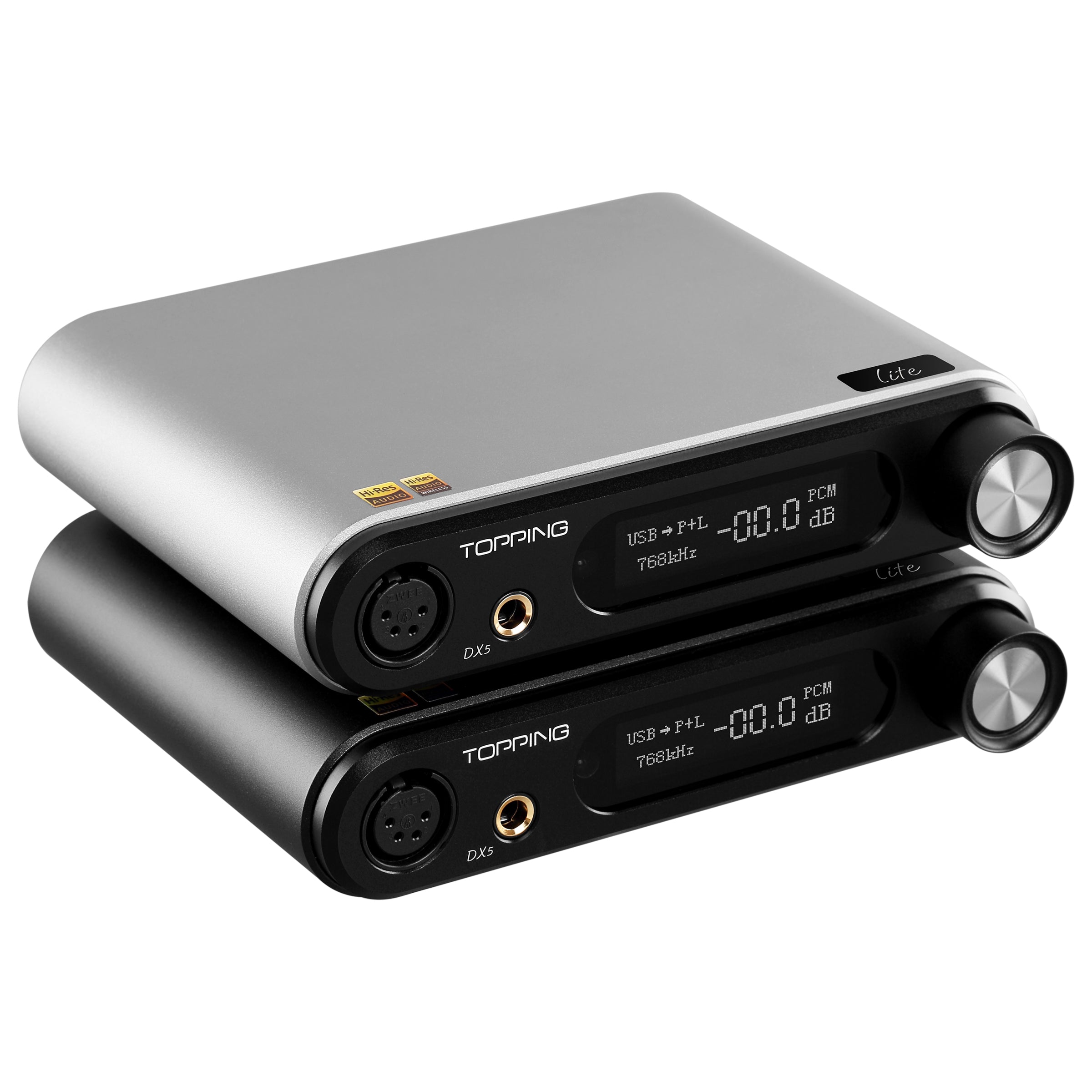TOPPING DX5 II DAC & Ampli Casque – Double ES9039Q2M, Bluetooth LDAC, Sorties Symétriques – Noir
