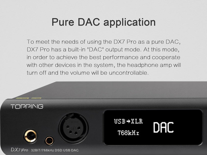Have en picnic egetræ Cataract TOPPING DX7 Pro DAC/Amp – Apos Audio