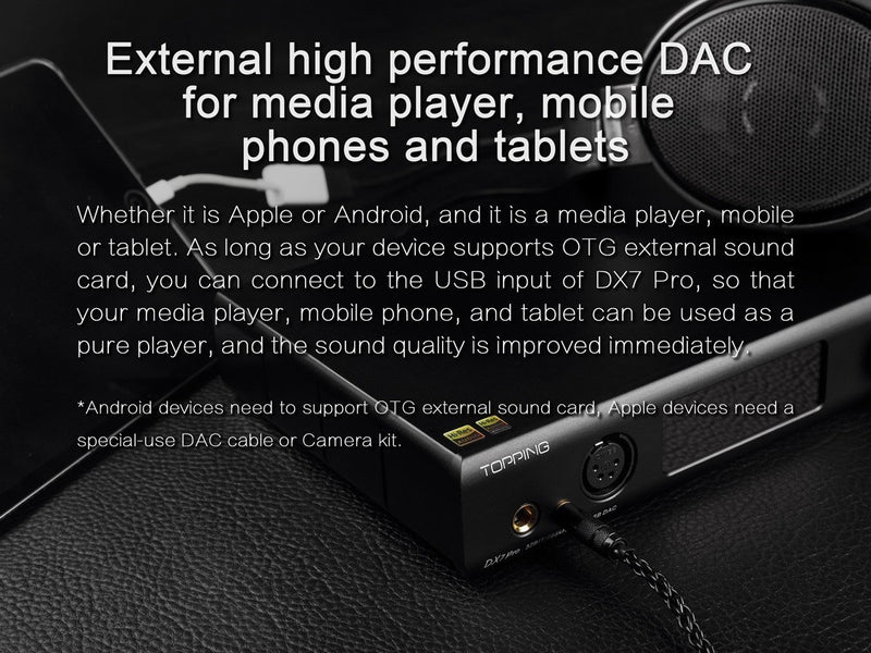 Apos Audio TOPPING Headphone DAC/Amp TOPPING DX7 Pro DAC/Amp (Apos Certified)