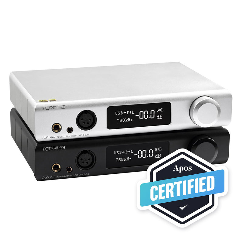 Apos Audio TOPPING Headphone DAC/Amp TOPPING DX7 Pro DAC/Amp (Apos Certified)