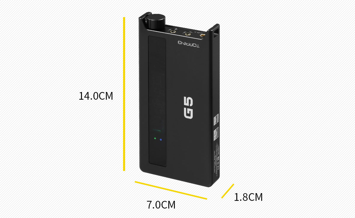 Apos Audio TOPPING Headphone DAC/Amp TOPPING G5 Portable DAC/Amp