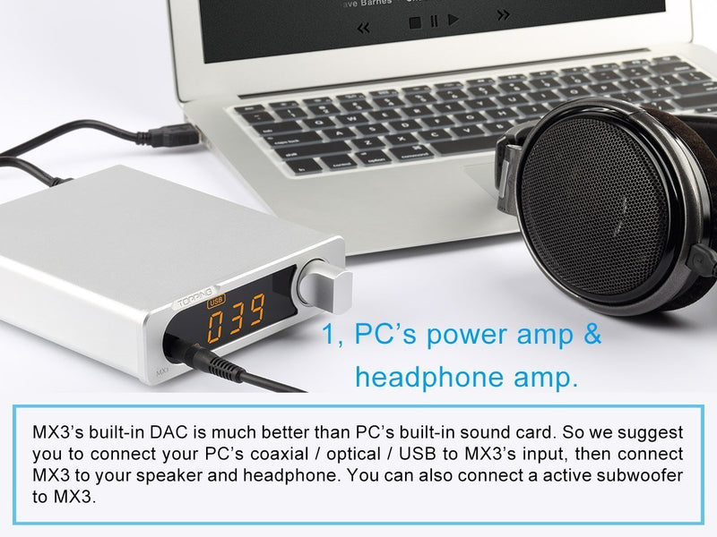 Apos Audio TOPPING Headphone DAC/Amp TOPPING MX3 Bluetooth DAC (Apos Certified)