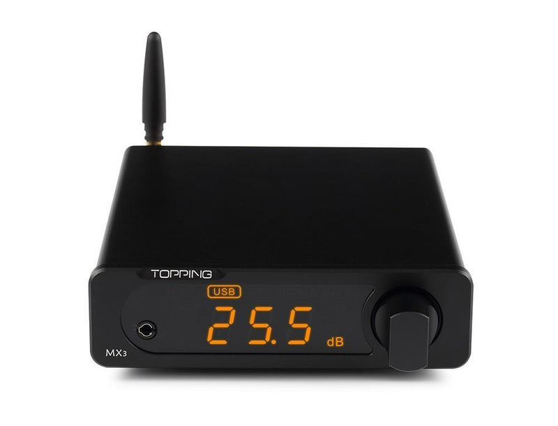 Apos Audio TOPPING Headphone DAC/Amp TOPPING MX3 Built-in Bluetooth Receiver DAC Headphone Amp Digital Amplifier Black