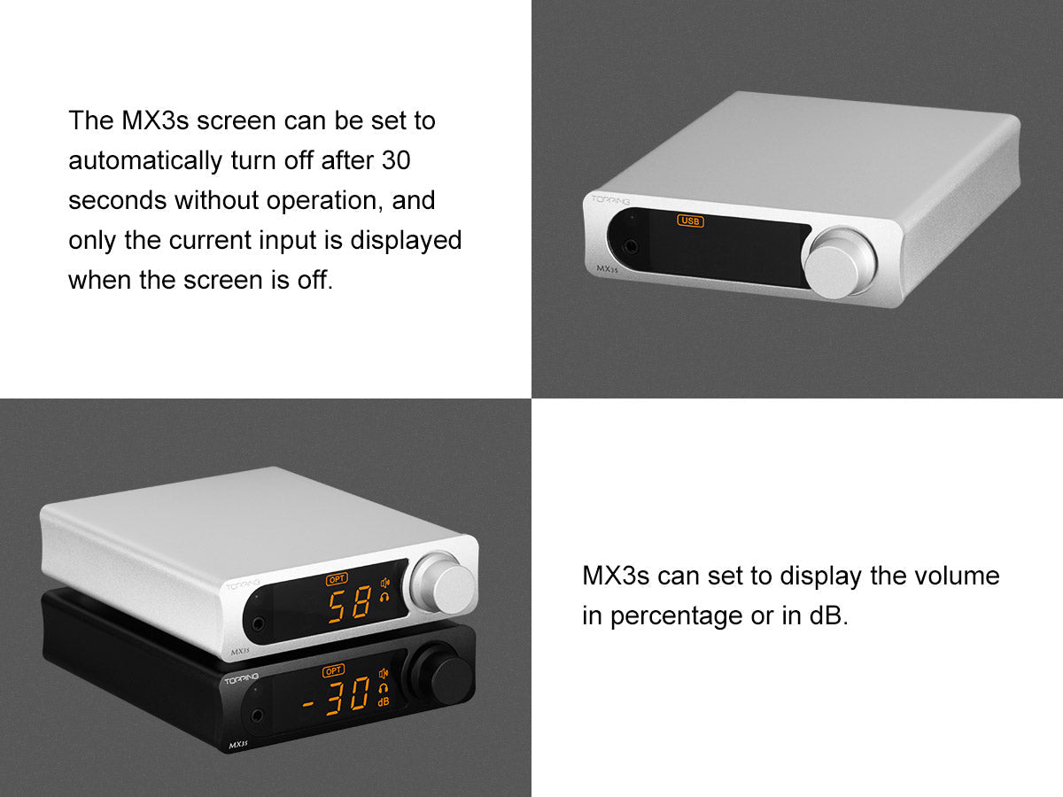 Apos Audio TOPPING Headphone DAC/Amp TOPPING MX3s Desktop DAC/ Headphone Amp/ Power Amp