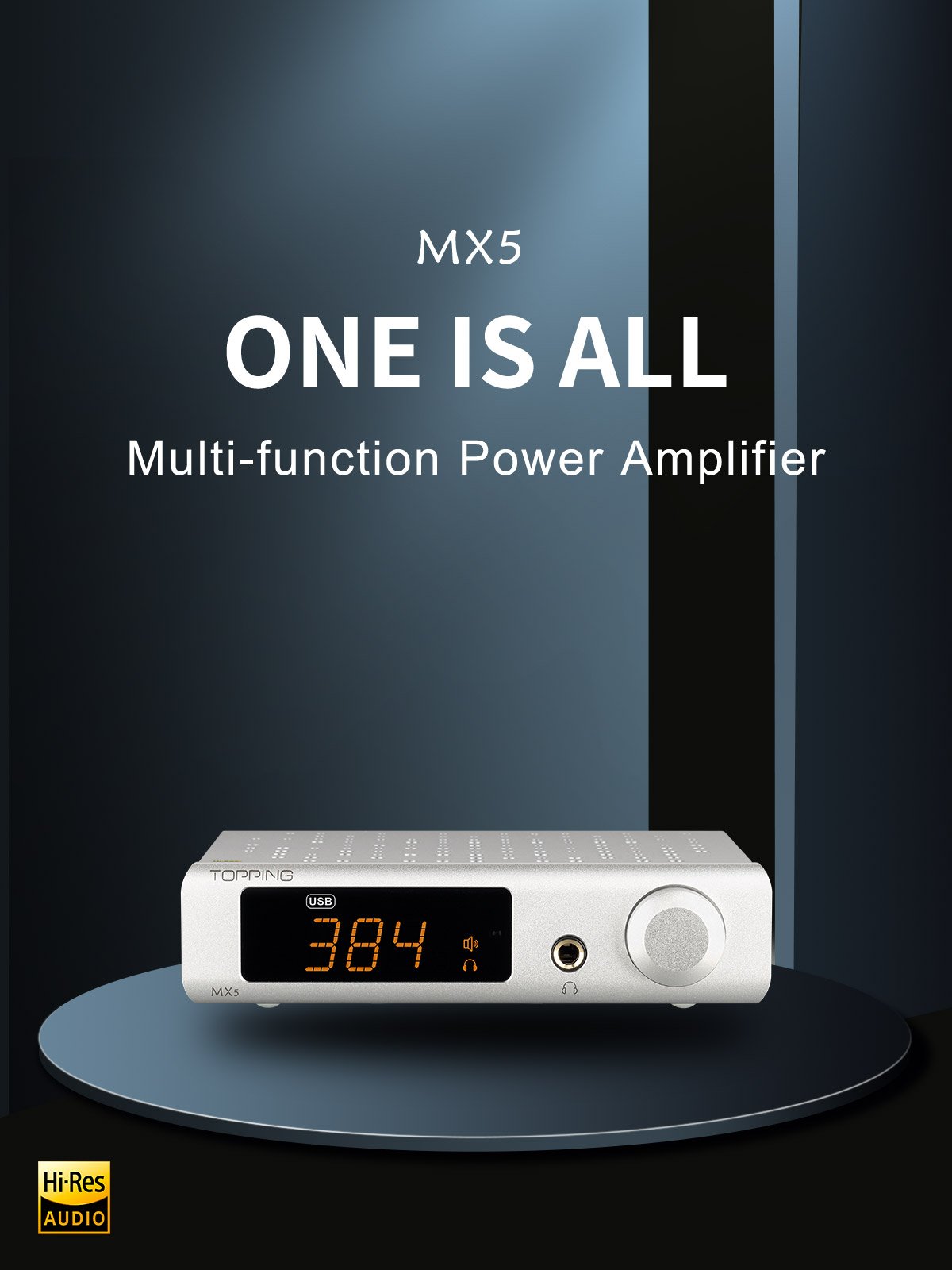 Apos Audio TOPPING Headphone DAC/Amp TOPPING MX5 Multi-Function Power Amplifier (Apos Certified)