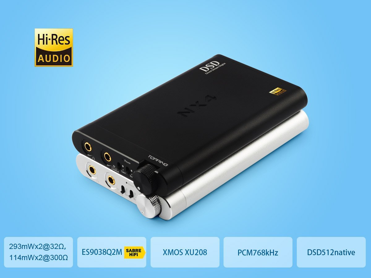 Apos Audio TOPPING | 拓品 Headphone DAC/Amp TOPPING NX4 DSD DAC/Amp