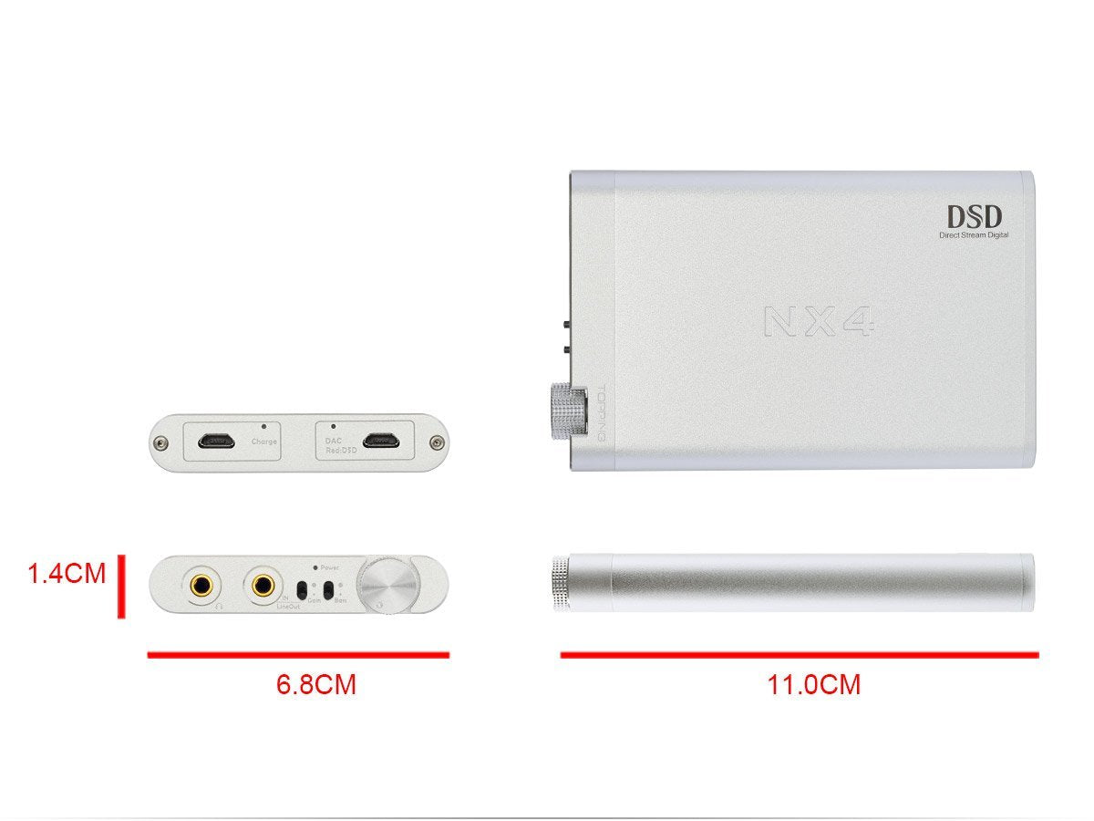 Apos Audio TOPPING | 拓品 Headphone DAC/Amp TOPPING NX4 DSD DAC/Amp