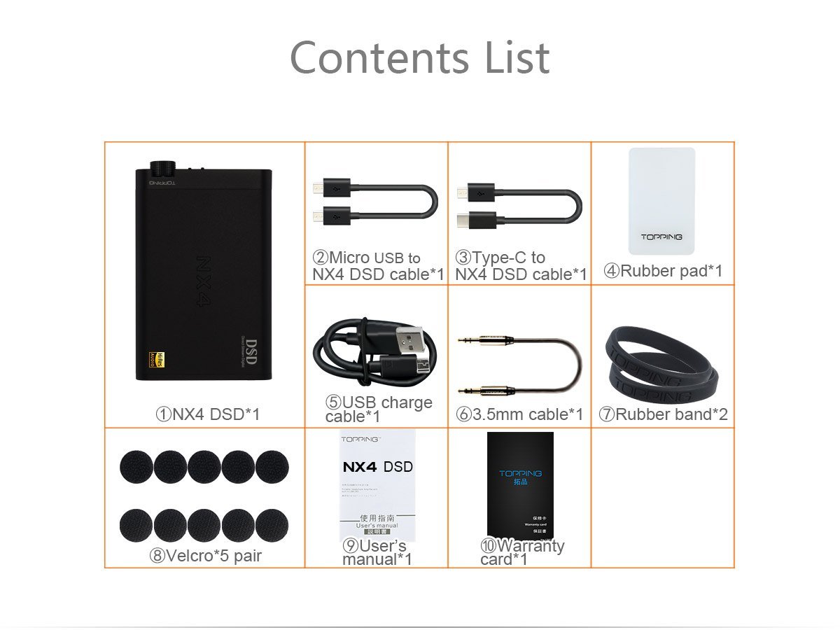 Apos Audio TOPPING | 拓品 Headphone DAC/Amp TOPPING NX4 DSD DAC/Amp