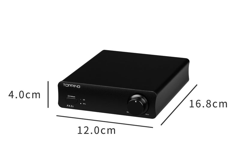 Apos Audio TOPPING Headphone DAC/Amp TOPPING PA3s Fully Balanced Class D Amplifier (Apos Certified)