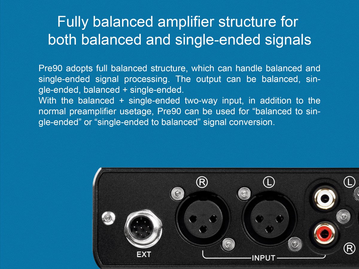 Apos Audio TOPPING Preamplifier TOPPING PRE90 + EXT90 Preamp and Input Extender