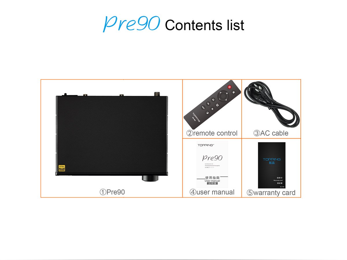 Apos Audio TOPPING Preamplifier TOPPING PRE90 + EXT90 Preamp and Input Extender