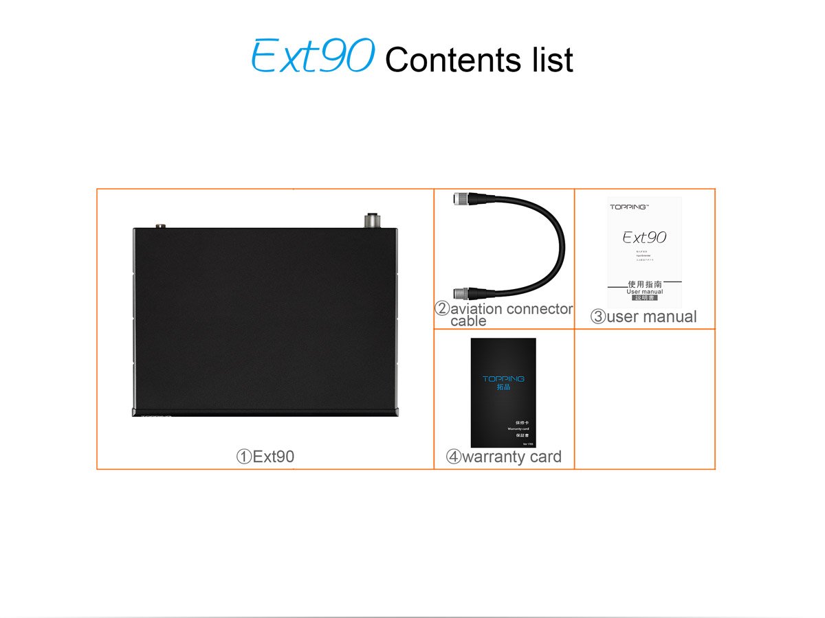 Apos Audio TOPPING Preamplifier TOPPING PRE90 + EXT90 Preamp and Input Extender (Apos Certified)