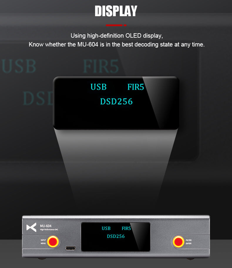 Apos Audio xDuoo DAC (Digital-to-Analog Converter) xDuoo MU-604 Desktop DAC