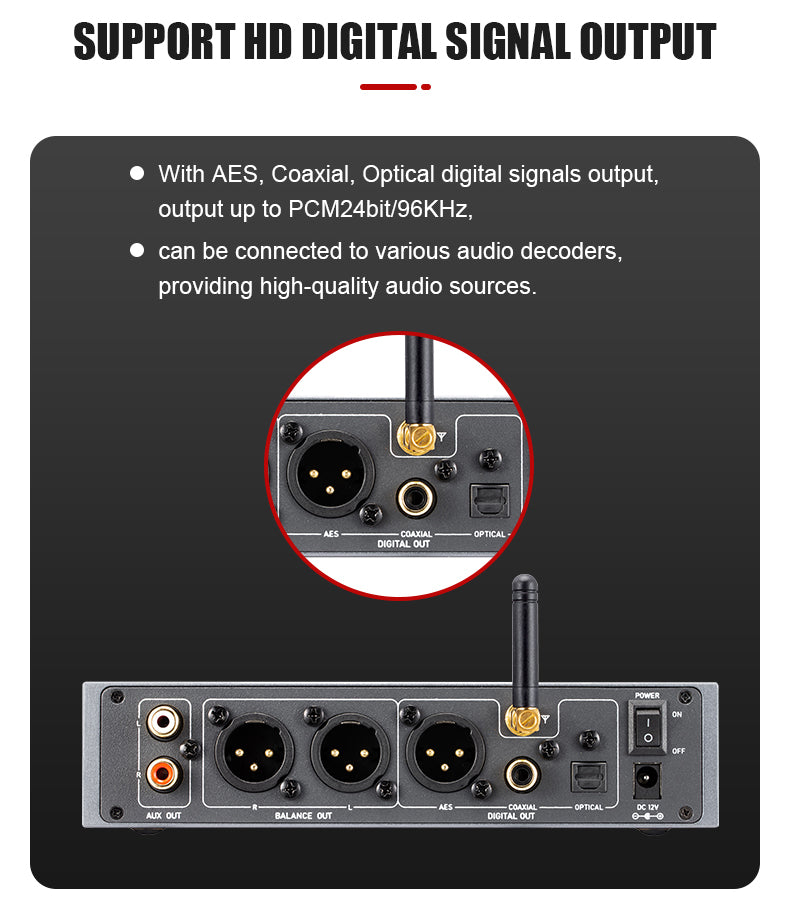 Apos Audio xDuoo DAC (Digital-to-Analog Converter) xDuoo MU-605 HD Bluetooth Receiver