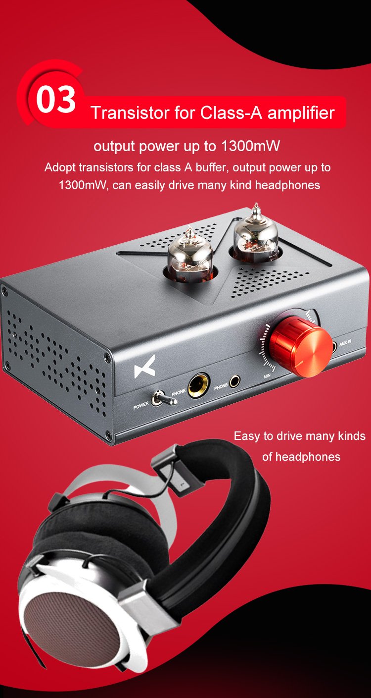 Apos Audio xDuoo Headphone Amp (Tube) xDuoo MT-602 Tube Class-A Headphone Amplifier