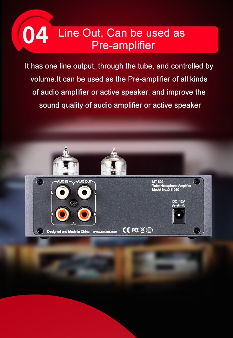 Apos Audio xDuoo Headphone Amp (Tube) xDuoo MT-602 Tube Class-A Headphone Amplifier