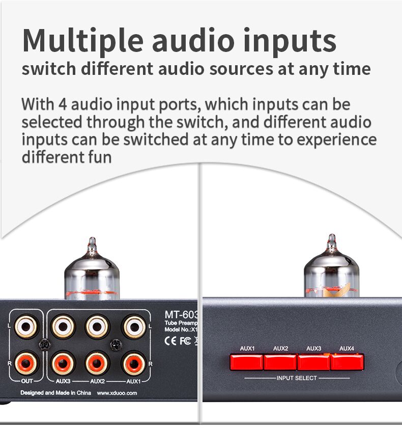 Apos Audio xDuoo Headphone Amp (Tube) xDuoo MT-603 Multichoice Pre-amp (Apos Certified)
