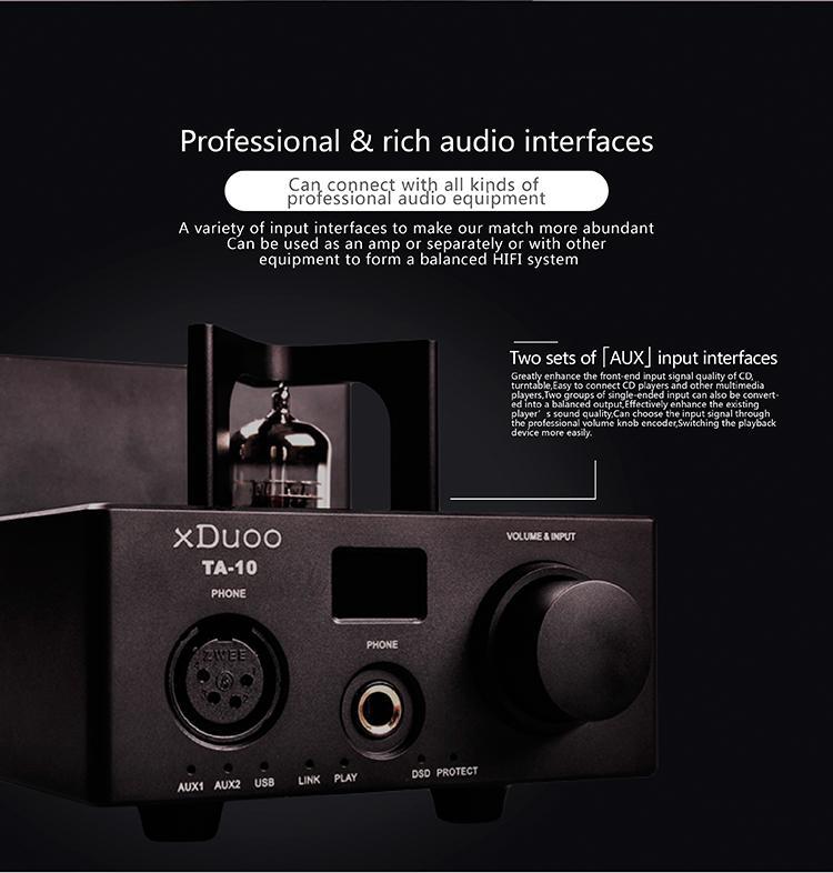 Apos Audio xDuoo Headphone Amp (Tube) xDuoo TA-10 Tube DAC/Amp (Apos Certified)