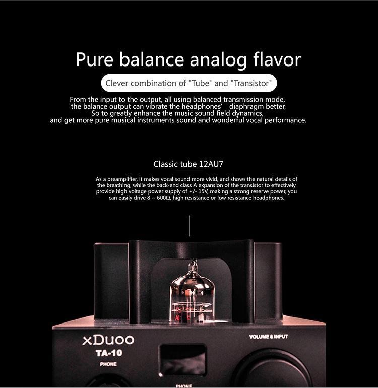 Apos Audio xDuoo Headphone Amp (Tube) xDuoo TA-10 Tube DAC/Amp (Apos Certified)