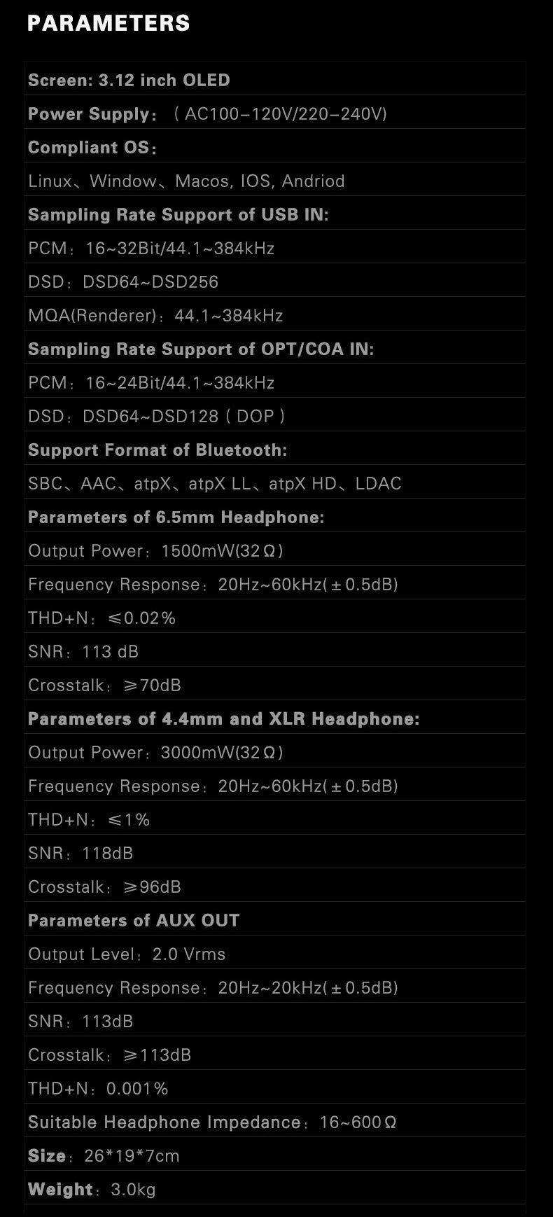 Apos Audio xDuoo Headphone Amp (Tube) xDuoo TA-22 DAC/Tube Amp