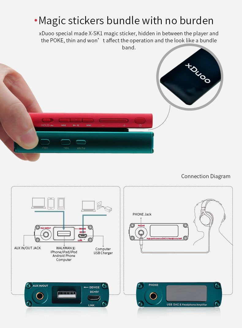 Apos Audio xDuoo | 乂度 Headphone DAC/Amp xDuoo XD-10 DAC/Amp