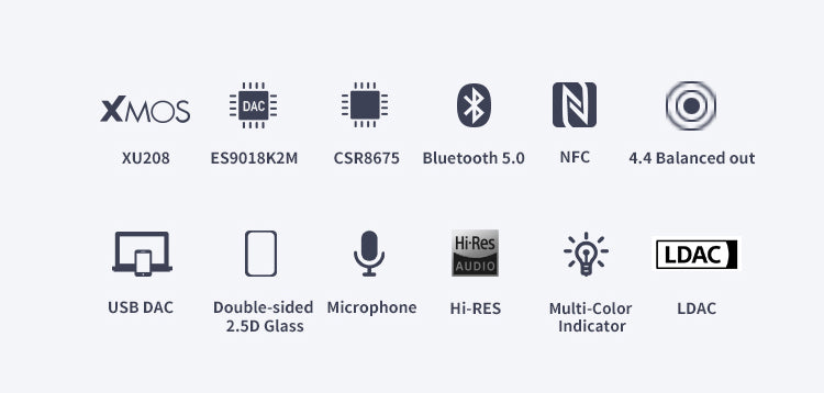 Apos Audio xDuoo Headphone DAC/Amp xDuoo XP-2 BAL Balanced Bluetooth DAC/Amp