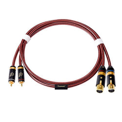 ZY 2XLR-F to 2RCA ZY-395 Cable
