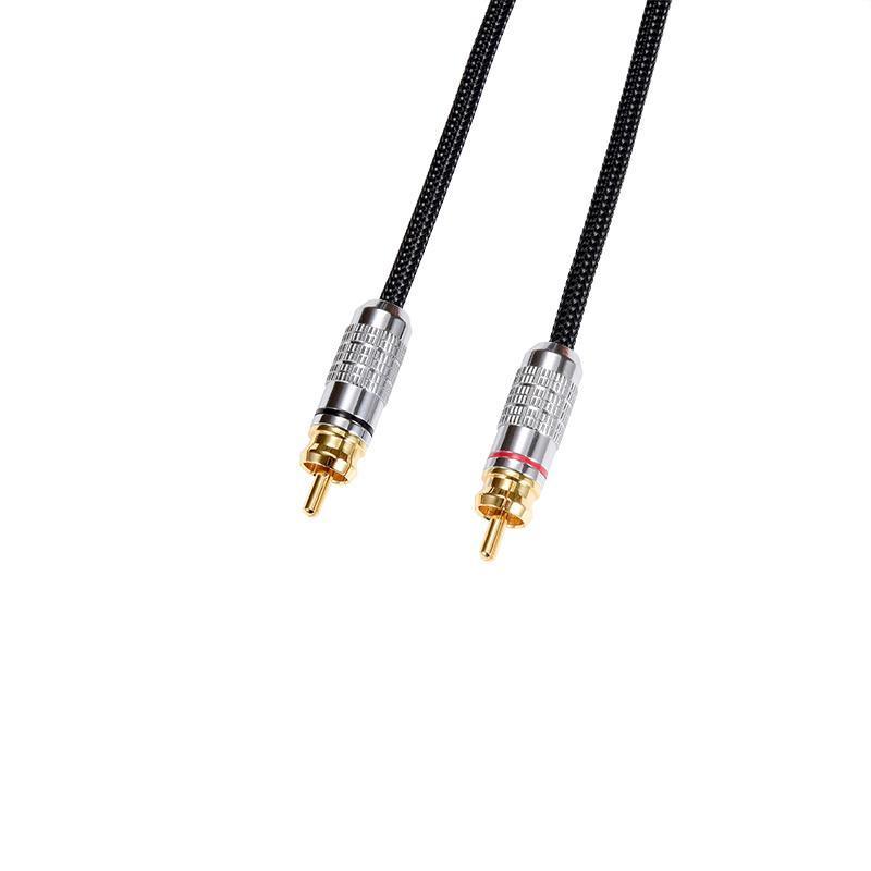 Apos Audio ZY Cable ZY ZY-403 3.5 Stereo to Double RCA Signal Cable